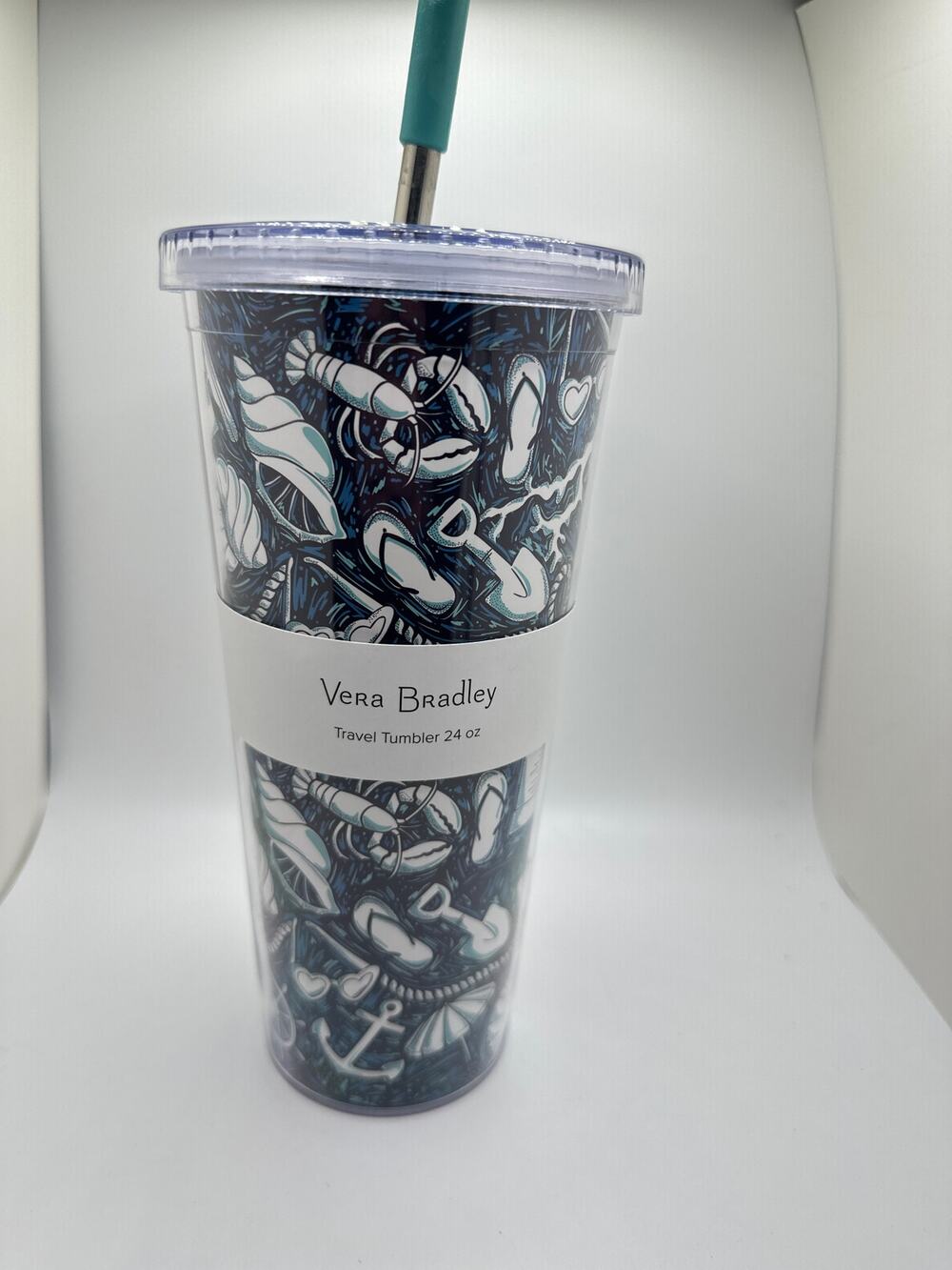 Vera Bradley Shore Enough Insulated Tumbler- new with tags!